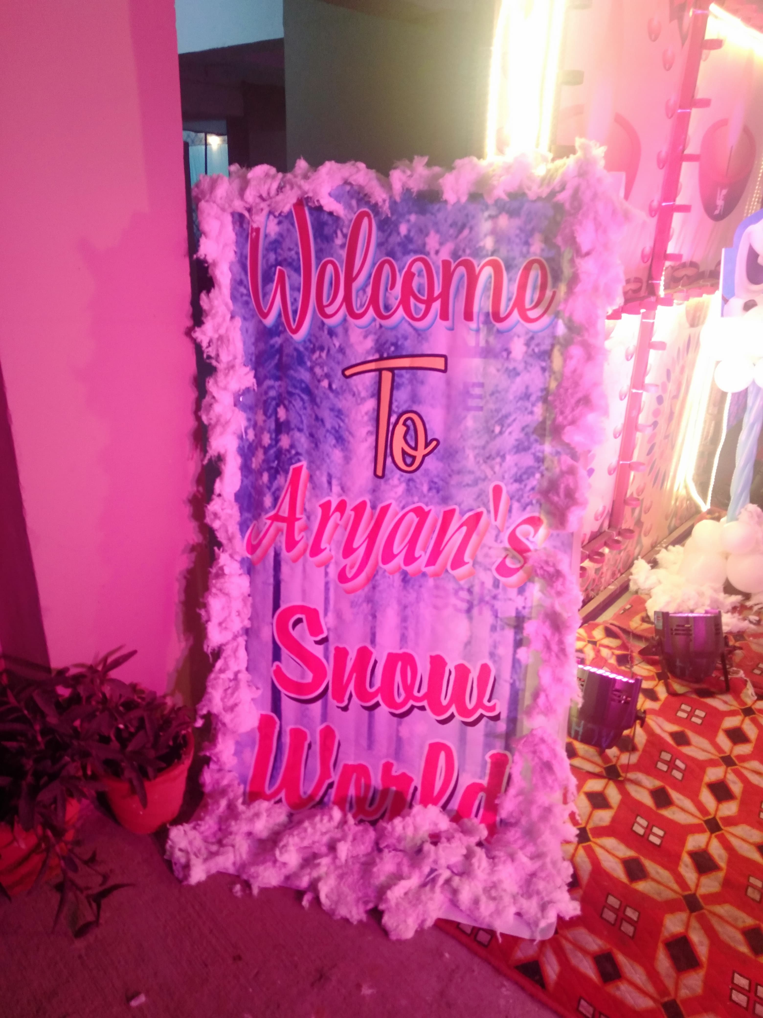  welcome board as per christmas theme in gurgaon